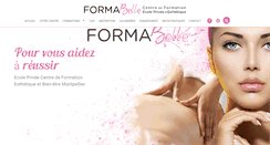 Desktop Screenshot of formabelle.fr