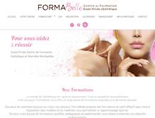 Tablet Screenshot of formabelle.fr